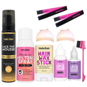 Dolahair kit overview showing full contents for seamless installs