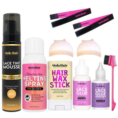 Dolahair kit overview showing full contents for seamless installs