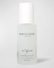 Dolce Glow bottle front packaging showing label and volume, enhances shelf appeal