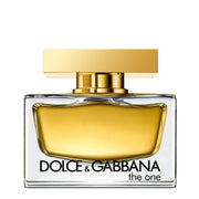 Dolce&Gabbana The One front flacon showing elegant golden hue and classic design benefit portability