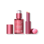 DOLL 10 duo front packaging showing both products and glow benefit