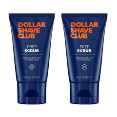 Dollar Shave Club front packaging showing two 3 oz tubes and clear benefits
