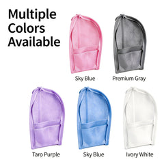 DomesticEdge top zipper and carry handle detail offering sturdy closure and easy transport