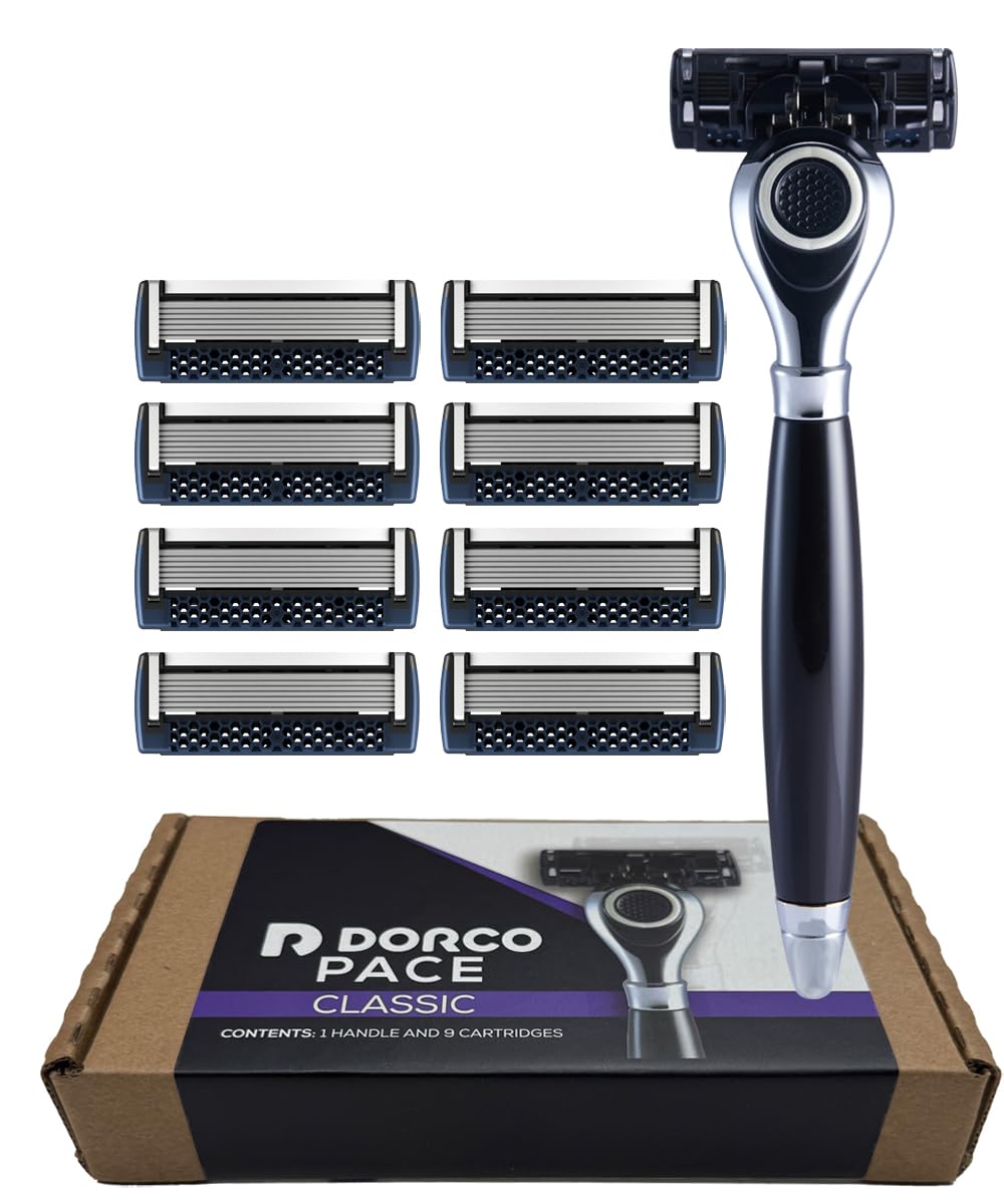 DORCO Pace Classic front packaging showing kit contents and value