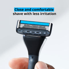 DORCO handle close-up highlighting ergonomic grip for secure control