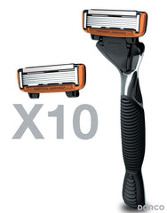 DORCO close-up of ergonomic handle offering secure grip