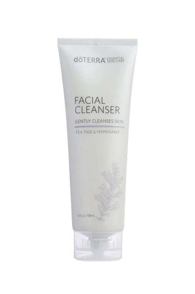 doTERRA facial cleanser front bottle showing clean design and size