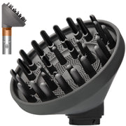 Dotspun diffuser front view showing secure snap-on fit and fast styling benefit