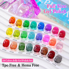 Double Rhythm full color range laid out demonstrating variety and mixability