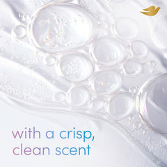 Dove applied to underarm demonstration illustrating quick dry protection