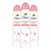 Dove spray bottle front packaging showing product and benefit of soft skin