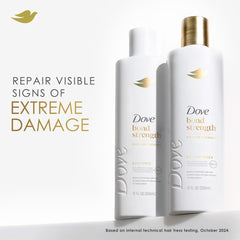 Dove Bond Shield Serum drop with coconut oil illustrating nourishing protection