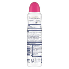 Dove side label close up highlighting product details and protection