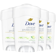 Dove Clinical Protection front view showing stick and cool essentials benefit