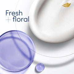 Hand applying Dove Sheer Fresh demonstrating precise application and no-mess benefit