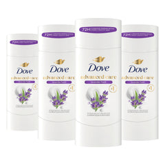 Dove Lavender Fresh front packaging showing 2.6 oz stick and calming lavender scent benefit