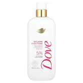 Dove bottle front packaging showing product name and size benefiting routine care