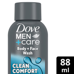 Dove Men+Care cap and bottle detail demonstrating secure closure and spill-resistant design