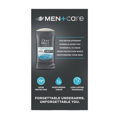 Dove Men+Care stick twist-up detail for easy, precise application benefit