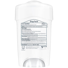Dove close-up texture of stick highlighting moisturizing formula benefit
