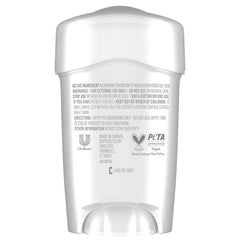 Dove single antiperspirant stick close-up highlighting easy glide benefit