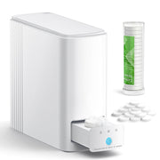 Downoop front view of dispenser showing compact design and quick access benefit