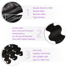 Dowstalgirl body wave texture close-up highlighting soft waves and easy styling benefit