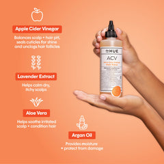 dpHUE label close-up highlighting product benefits and ingredient callouts