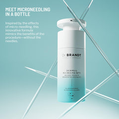 Dr. Brandt product applied to hand showcasing easy application and feel