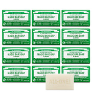 Dr. Bronner's almond bar front packaging showing brand and scent benefits