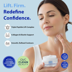 Dr. Denese close-up texture image showing smooth hydrating cream