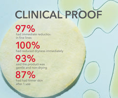 Dr Dennis Gross pad being applied to face for nightly treatment benefit