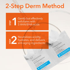 Dr Dennis Gross Step 1 pad texture close-up showing gentle exfoliation