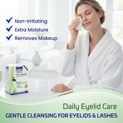 Dr. Fischer close-up wipe texture demonstrating soft, non-abrasive surface