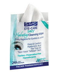 Dr. Fischer wipe in hand showing size and single-use convenience
