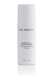 Dr. Grace front packaging showing serum bottle and brand clarity benefit