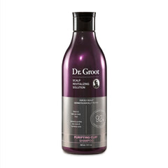 Dr. Groot front bottle shot showing purifying clay formula benefit