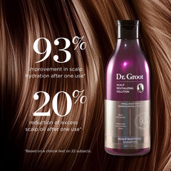 Dr. Groot shampoo lather texture demonstrating gentle cleansing benefit