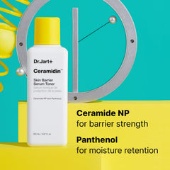 Dr.Jart+ applied in hand showing lightweight spreadability and hydration