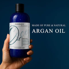 Dr Joe Lab cocojojo oil pouring from bottle highlighting smooth pourability benefit