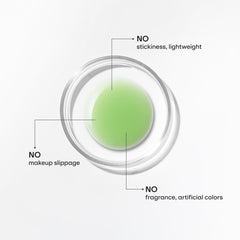 Dr.nineteen ampoule in use applied to cheek demonstrating targeted pore refinement