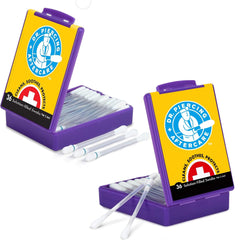 Dr. Piercing Aftercare front packaging showing compact case and branding for easy storage