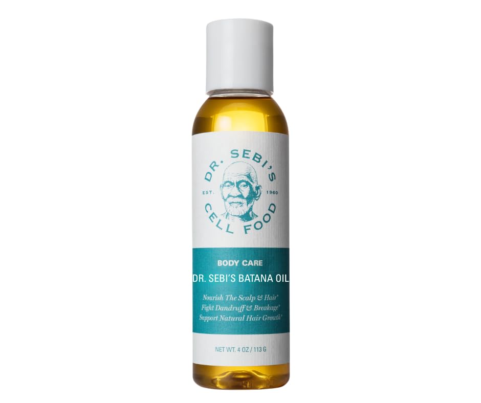 Dr. Sebi's front bottle packaging showing natural plant-based blend and size