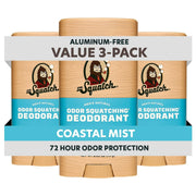 Dr. Squatch front packaging showing Coastal Mist scent and natural benefits