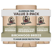 Dr. Squatch deodorant front packaging showing product and scent benefits