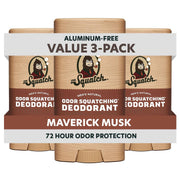 Dr. Squatch front packaging showing Maverick Musk scent and natural benefits