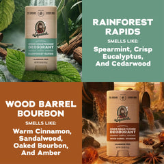 Dr. Squatch Wood Barrel Bourbon stick close-up showing applicator and warm scent benefit