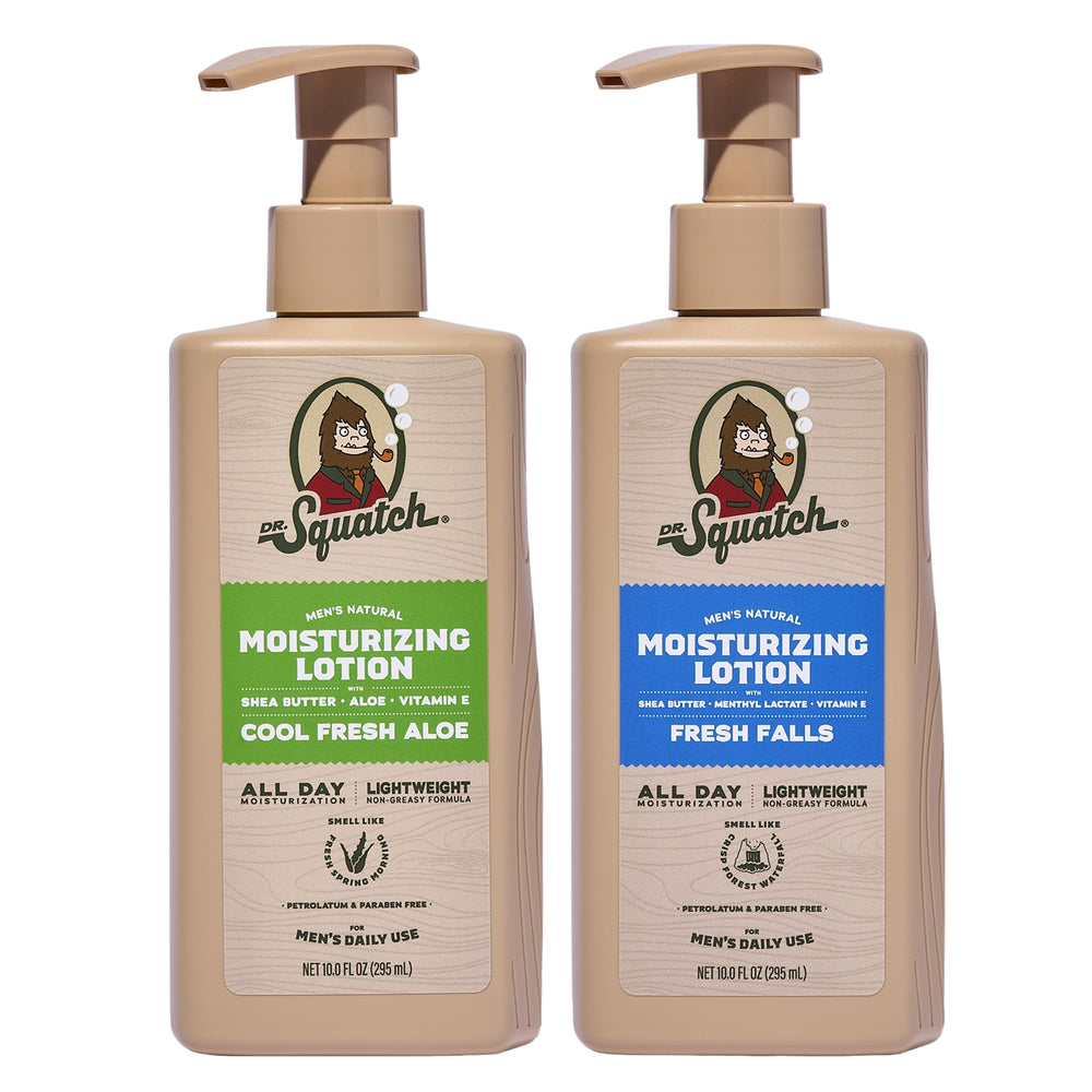 Dr. Squatch front packaging 2-pack showing clean design and quick hydration benefit