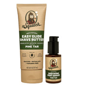 Dr. Squatch front packaging showing Pine Tar scent and two-pack convenience