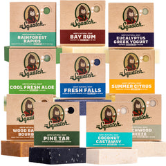 Dr. Squatch front packaging showing 10-pack and value benefit